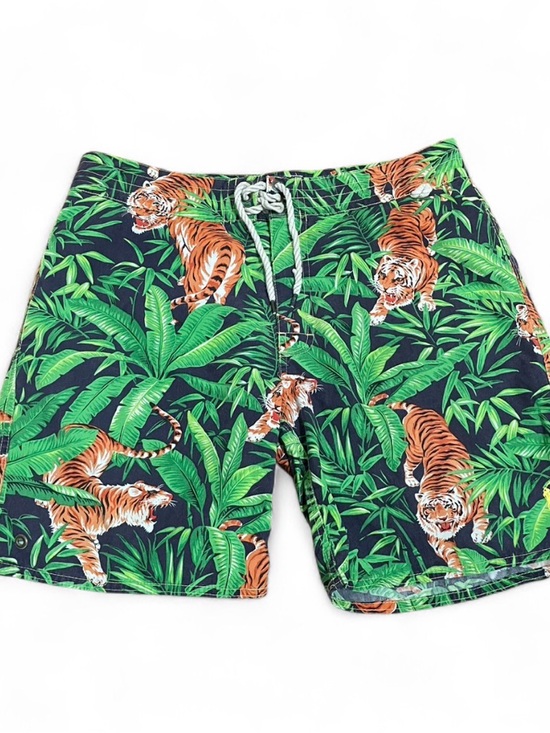 Polo Ralph Lauren Other - Men's Ralph Lauren Green Tiger Print Swim Trunks